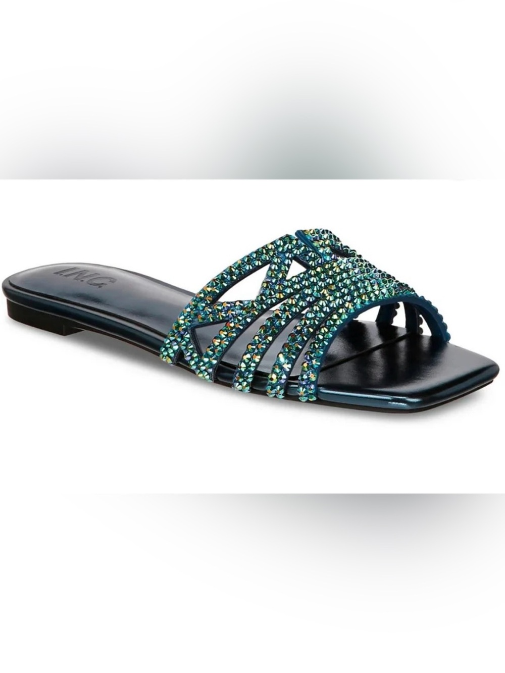 INC International Concepts Tianah flat slide sandals S7 NIB